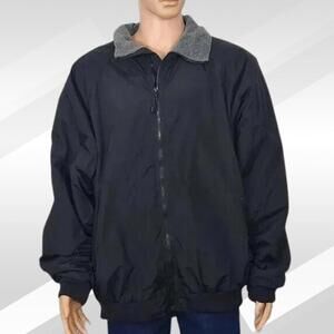2/$20 Hartwell Black Fleece Lined Explorer Jacket 2XL Tall | Warm Outdoor Coat